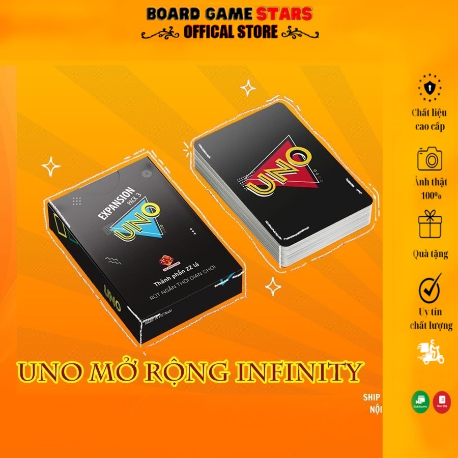 UNO MỞ RỘNG - UNO INFINITY giúp rút gắn thời gian 1 ván chơi( hộp đen) - [𝗕𝗼𝗮𝗿𝗱𝗚𝗮𝗺𝗲 𝗦𝗧𝗔𝗥]