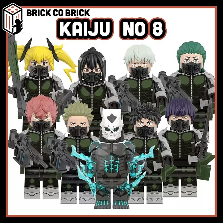 Đồ chơi Kaiju No 8 Manga Đồ chơi Lắp ráp Nhân vật Quái Vật số 8 Mô hình Monster 8 WM6197