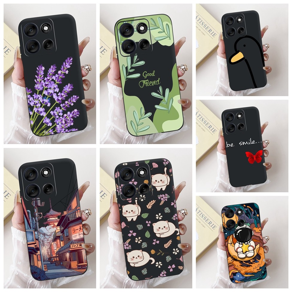 Ốp Lưng Motorola Moto G56 Dễ Thương Sang Trọng Thời Trang Hoa Ngộ nghĩnh Sơn Silicon Ốp lưng Motorol