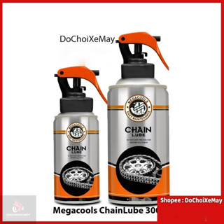 MEGACOOLS . DƯỠNG SÊN Chainlube  300ml ,Ultra Lube 300ml dưỡng đậm đặc cao cấp . DoChoiXeMay
