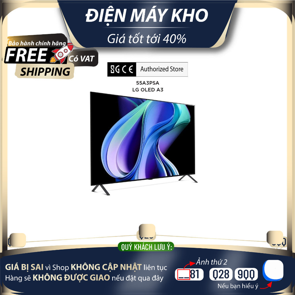 Smart TV LG OLED 4K 55inch 2023 | OLED55A3PSA  - DMK