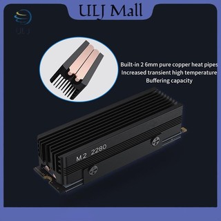 ULJ SSD-V3 2280 M.2 Ổ đĩa thể rắn nhiệt kép NVME kiểu lưới tản nhiệt Phụ kiện chơi game tản nhiệt hiệu quả cao.