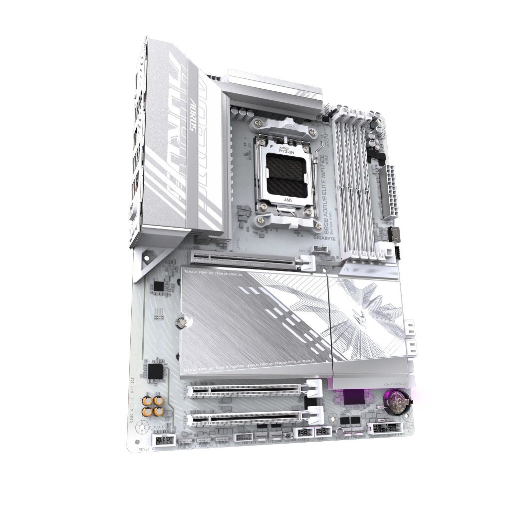 Mainboard GIGABYTE B850 AORUS ELITE AX WIFI 7 Chính Hãng | ATX | Trắng + Đen | New 100% | BigBuy360 - bigbuy360.vn
