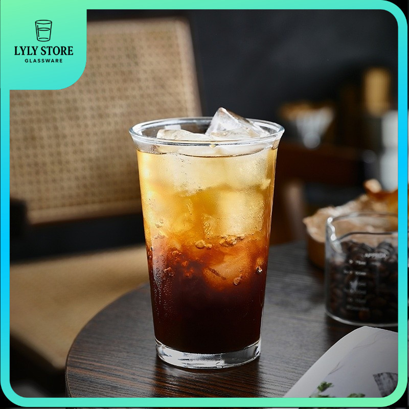 Ly  Thủy Tinh Trong Suốt 360ml – Phù Hợp Quán Cafe & Gia Đình mã 9012