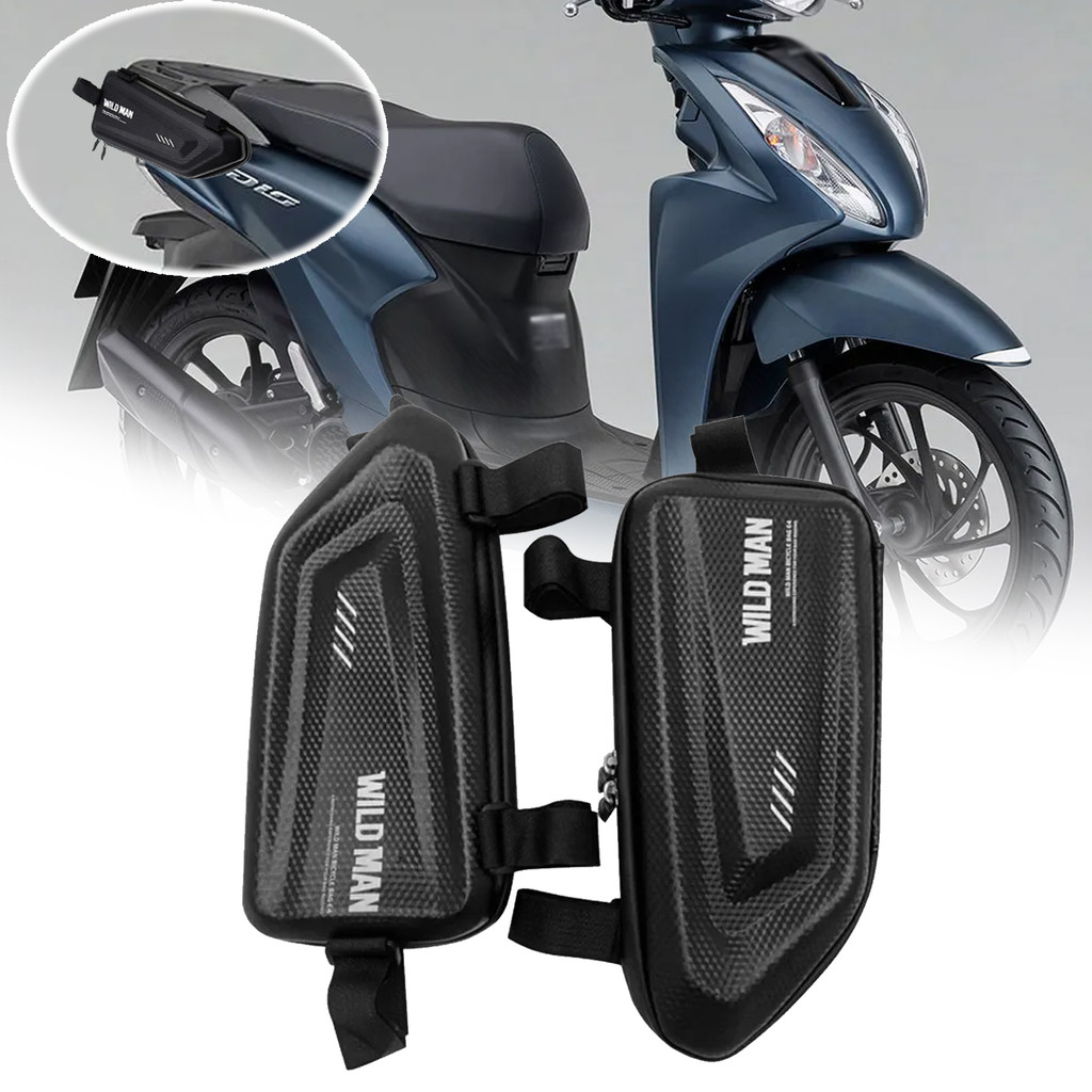 Dành Cho Dio110 Xe Máy Sửa Đổi Bên Túi Chống Thấm Nước Tam Giác Bên Túi Vỏ Cứng Dio110 Xe Máy U-Cove
