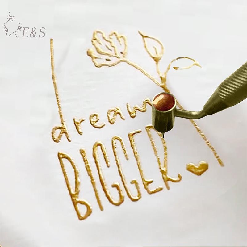Strongaroetrtomj Slanting Fine-line Paint Pen Fluid Writer Pen Writer Paint Applicator Pen VN