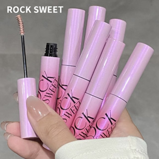 ROCK SWEET Kem Nhuộm Lông Mày Màu Hồng Và Nâu Kem Nhuộm Lông Mày Tự Nhiên Không Thấm Nước Ba Chiều Chống Thấm Mồ Hôi Lâu Trôi