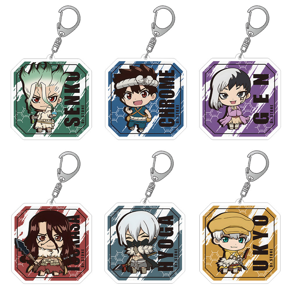 Dr.STONE character Senku Ishigami Taiju Oki Kohaku Ryusui Nanami Sai Nanami Ruri Acrylic keyc