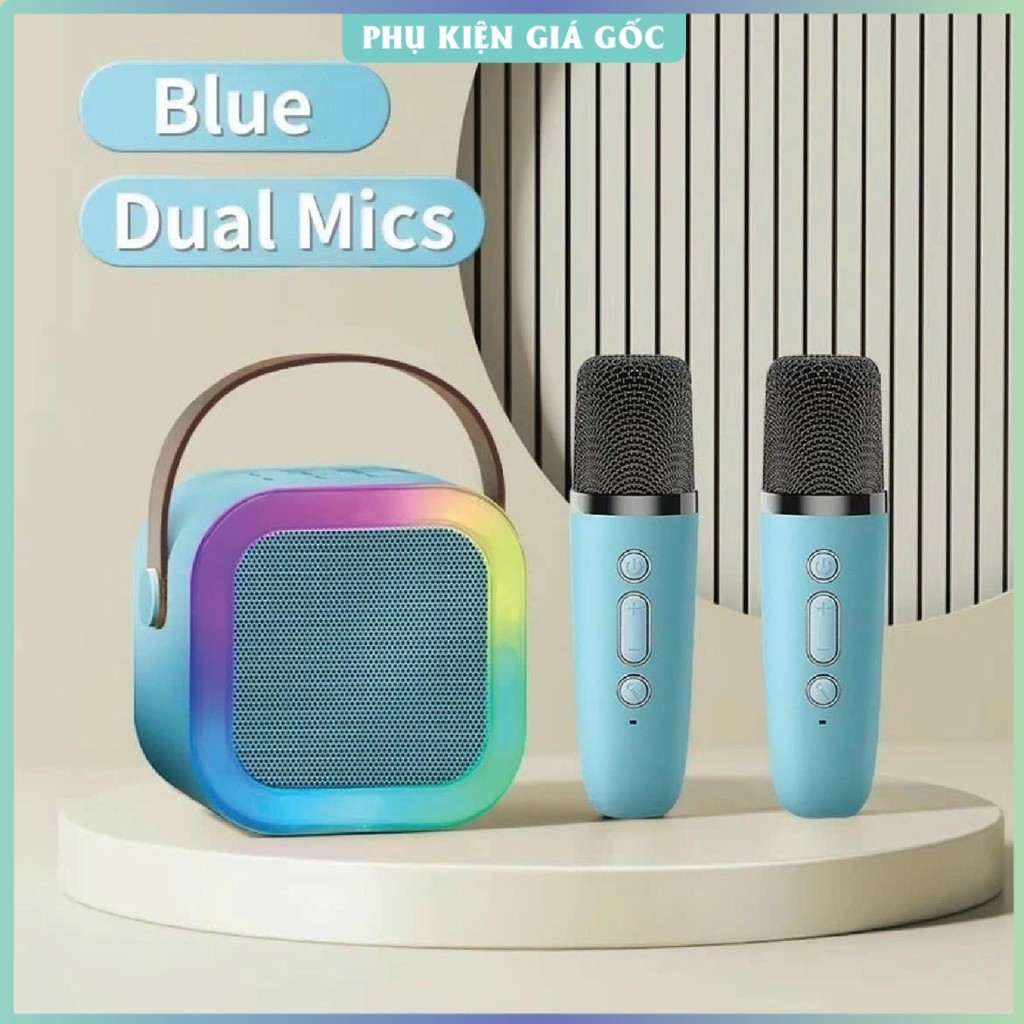 Loa K12. Loa Bluetooth Karaoke Mini 2 Mic K12 . CÓ ĐÈN LED . Loa Karaoke Mini. Loa kéo karaoke. Loa 