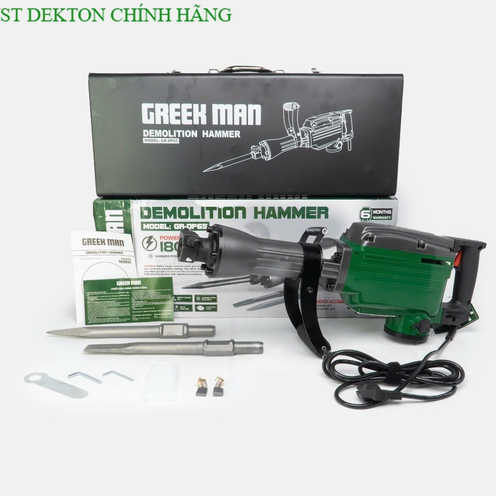 Máy đục bê tông 30mm GREEK MAN CỦA HÃNG HUKAN DH65C STORE DEKTON