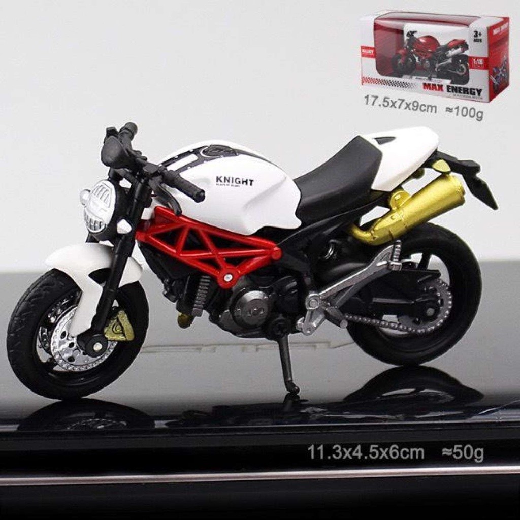 Siêu xe mô hình Mô tô Ducati 1:18