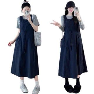  Sét yếm suông sét yếm bầu MAMADRESS thiết kế  hai chi tiết  YẾM XINH KÈM ÁO dài hoặc cộc tiện lợi đi chơi đi làm SY20 