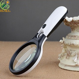 Kính lúp cầm tay HJKL, Kính lúp ống kính chiếu sáng, Tem đèn LED Loupe di động 30X