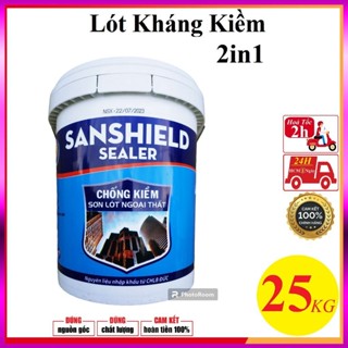 25kg Sơn lót chống kiềm nội & ngoại thất Cao Cấp 2IN1 - Chống Nứt - Chống Thấm - Chống Nấm Mốc