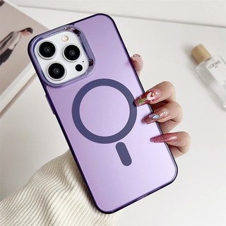 Ốp điện thoại từ tính mạ sang trọng IMD cho IPhone 15 14 11 13 12 Pro Max 14plus 15plus Vỏ