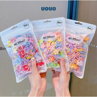 Set 10 dây thun cột tóc co giãn cho bé gái