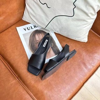 Giày sandal đế phẳng miệng cá thời trang nữ