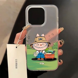 Ốp điện thoại di động thương hiệu sang trọng cho iPhone 11 / 16 sơn dầu hoa iPhone 12 / 13 / 14 15 pro max chống rơi và chống sốc silicone mềm sương mù bảo vệ