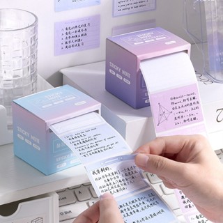 256 Chiếc Giấy Ghi Chú màu Gradient Kéo ra Giấy Dán Ghi Chú Đa Năng Dán Cho Học Sinh DIY Notebook Trang Trí Dán sổ học