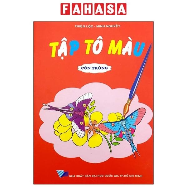 Sách Tập Tô Màu - Côn Trùng