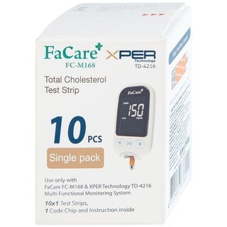 Que thử mỡ máu cholesterol facare fc-m168, hộp 10 que, date mới nhẩt