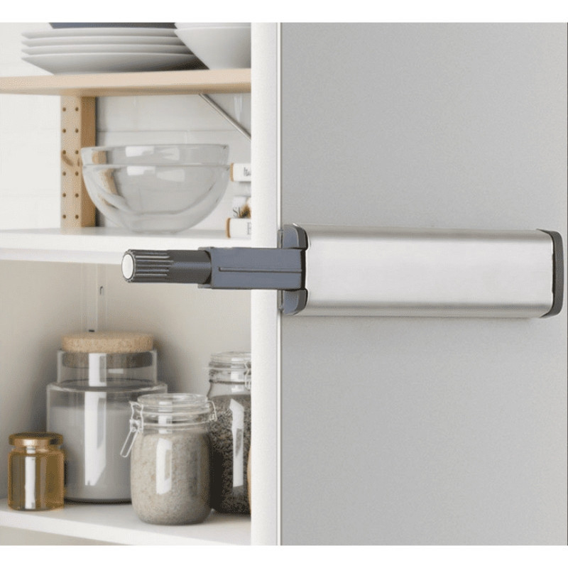Dụng Cụ Nhấn Mở Hít Cánh Tủ Nam Châm Inox,Chốt Nút Hít Nam Châm Nhấn Nhả Mở Cửa-MCKES