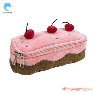  Canamek Dễ Thương Sang Trọng Bánh Anh Đào Hộp Đựng Bút Chì Giá Trị Cao Dung Tích Lớn Túi Đựng Mỹ Phẩm Sinh Viên Văn Phòng Phẩm Túi Bảo Quản Mới 
