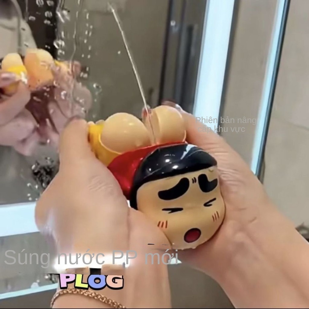 Crayon shine-Chan súng nước đồ chơi sáng tạo Thủy văn phun áp lực dụng cụ trang trí chiến đấu Đồ chơ