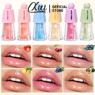 Miss LARA Fruity Lip Gloss Pha lê chống thấm nước Jelly Son môi dưỡng ẩm lâu trôi Không khô Không nhờn Dầu môi nhẹ