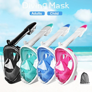 Mặt nạ lặn toàn mặt cho trẻ em Mặt nạ lặn có gắn Camera có thể tháo rời Tầm nhìn rộng Chống sương mù Chống rò rỉ Bơi lội cho trẻ em