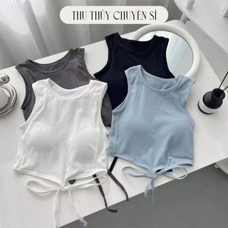 Áo bra ba lỗ ôm body buộc dây