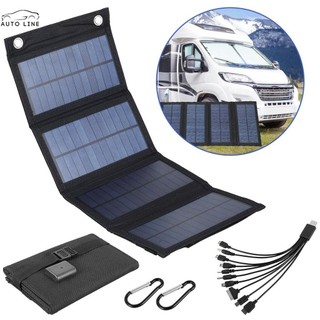 Bộ sạc gấp bảng điều khiển năng lượng mặt trời 100W IP65 Bộ sạc năng lượng mặt trời USB chống nước với 2 móc và 1 bộ chuyển đổi SHOPCYC1494