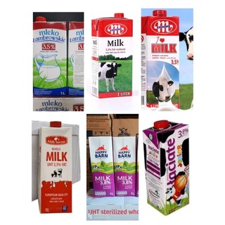  Thùng 12 hộp 1 lít sữa tươi Ba Lan 