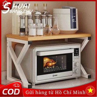 Kệ lò vi sóng mặt bàn bếp đa năng giá đỡ lò nướng nồi cơm điện gia dụng kệ lưu trữ nhiều lớp đặc biệt