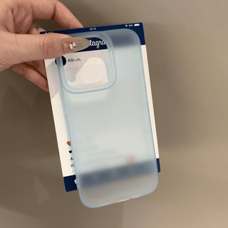 Ốp điện thoại da siêu mỏng Ice Mist sang trọng cho iPhone15 14 13 12 11 Pro MAX IXS MAX XR XS 7 8 Plus Bảo vệ camera chống sốc Ốp lưng mềm silicon mờ