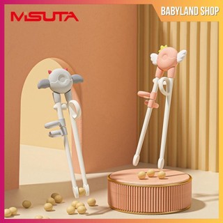 Đũa tập ăn cho bé xỏ ngón Misuta - đũa cho bé tập gắp ăn xỏ ngón
