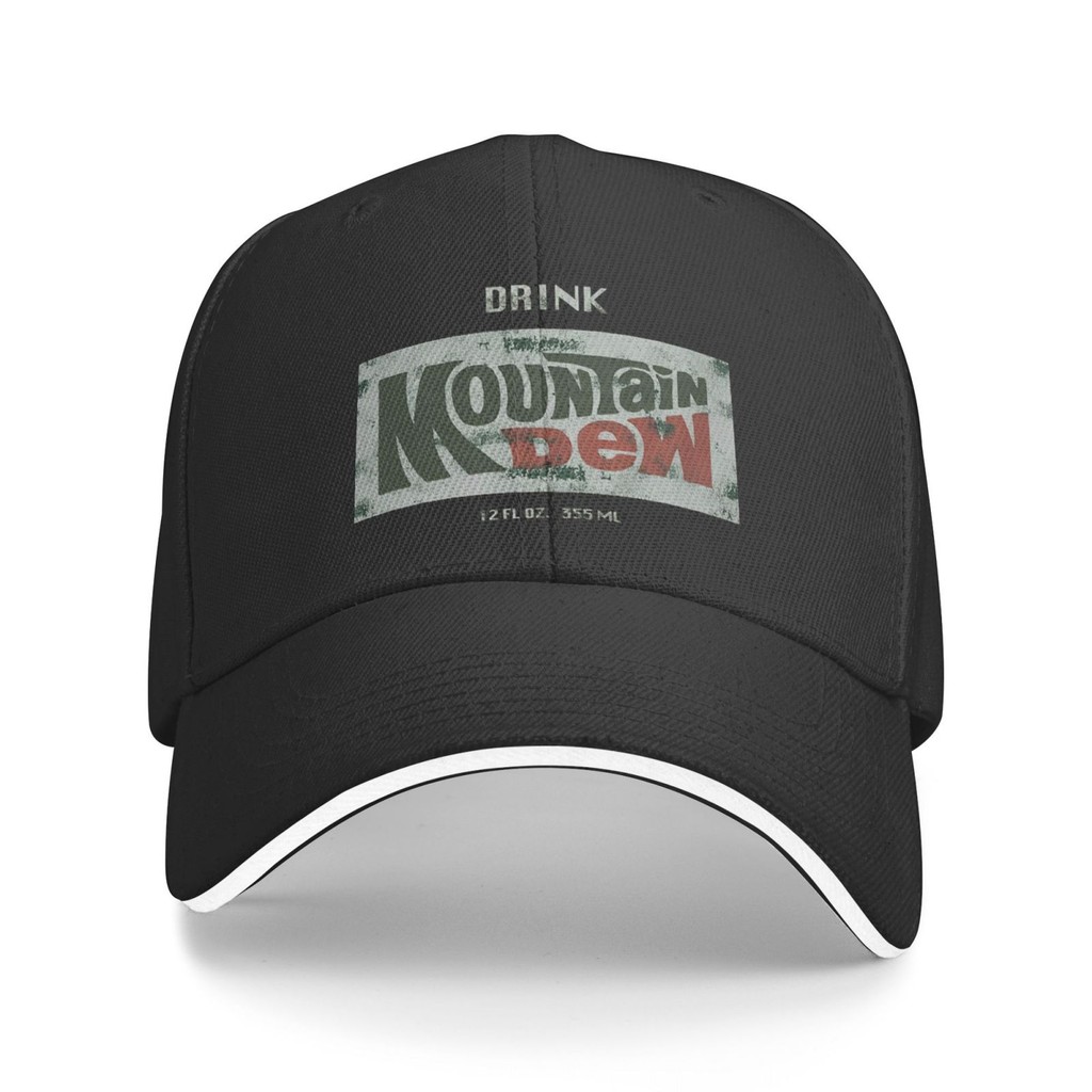 Mũ bóng chày 100% Cotton thời trang Luv Drink Mountain Mt Dew Logo
