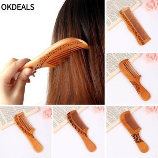 OKDEALS Gỗ Đào Chải Râu Tạo Kiểu Thời Trang Không Tĩnh Điện Chất Lượng Cao