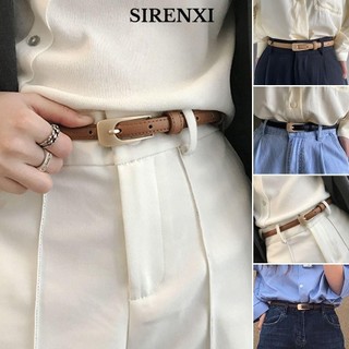 SIRENXI Nịt Da Mỏng Phong Cách Cổ Điển Cho Nữ