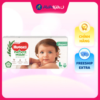 Tã dán Huggies Platinum nature made siêu cao cấp size L 54 miếng (9 - 14 kg)