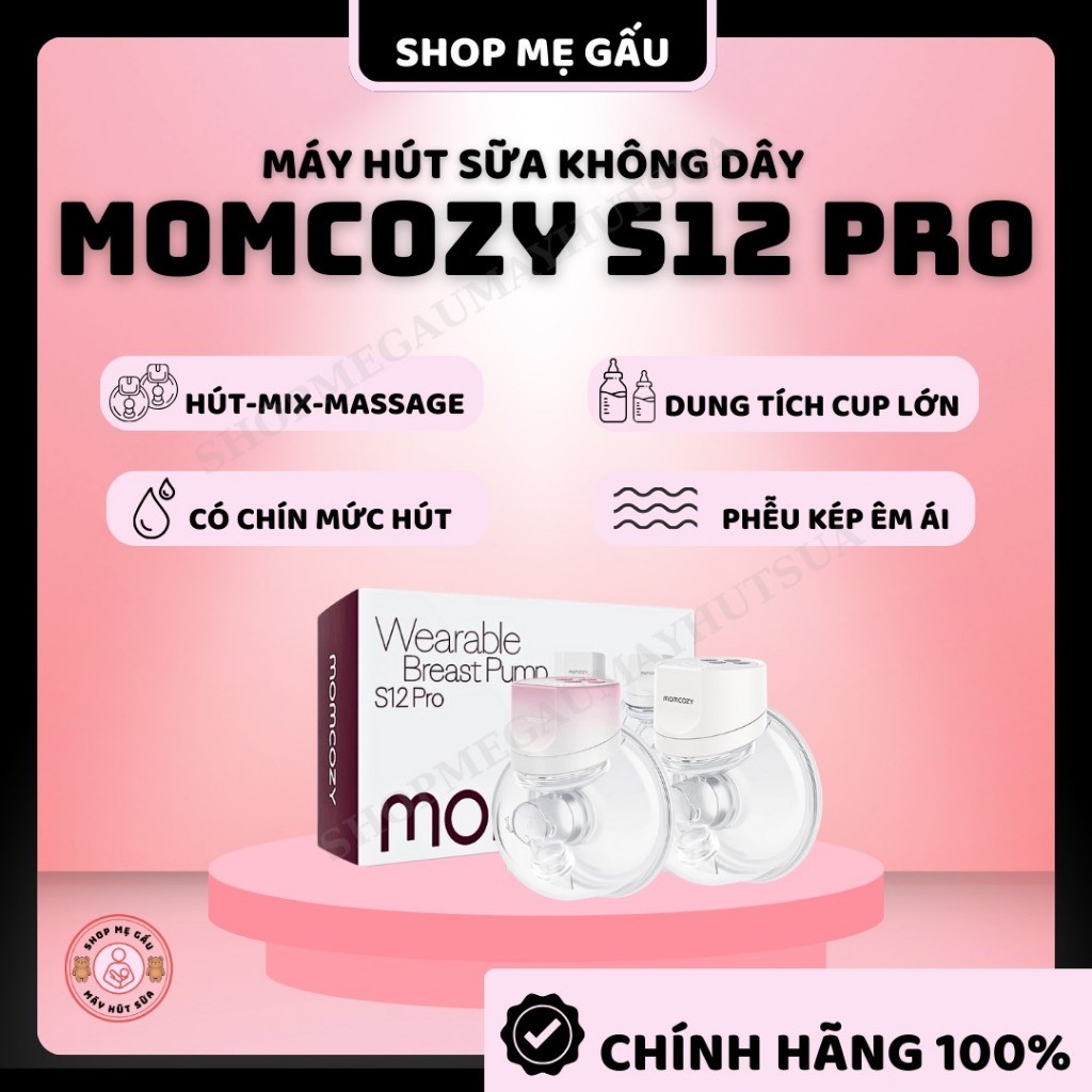  Máy hút sữa Momcozy s12 Pro New nguyên seal Chính Hãng 