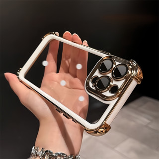  Ốp lưng bốn góc chống rơi cho IPhone 16 Pro Max 11 12 13 14 15 Pro Max 16 Plus Vỏ trong suốt Vỏ chống sốc 