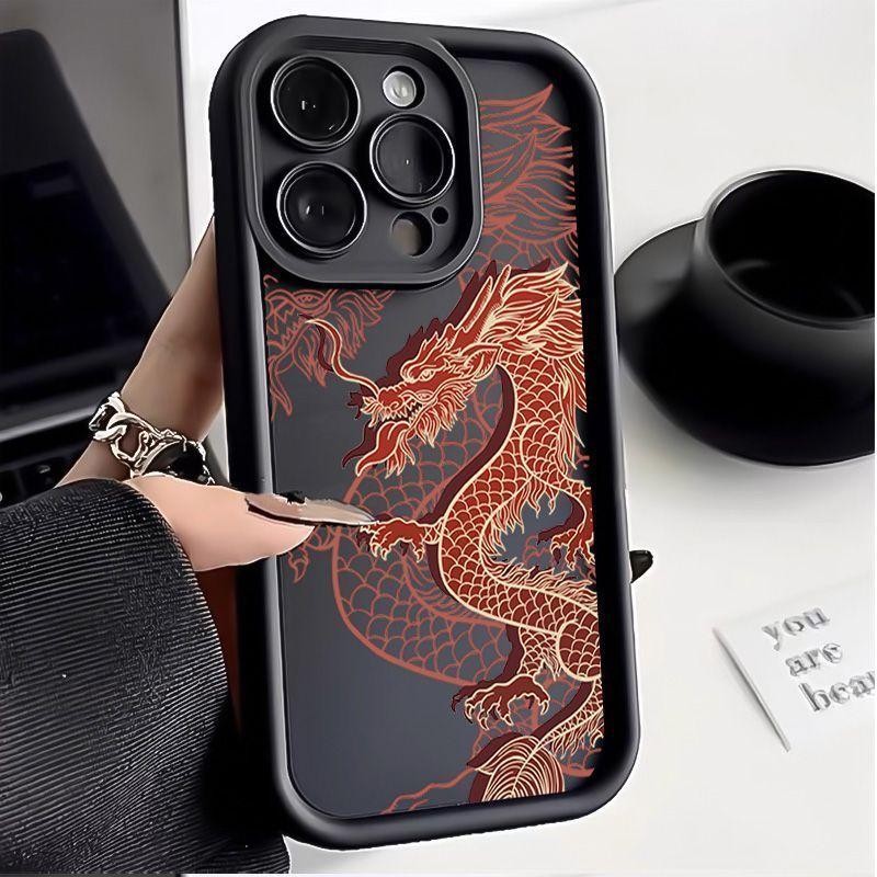 Cho iPhone 16 15 Pro Max 11 12 13 Mini 14 15 Pro XS XR 6 7 8 Plus Thời Trang Sang Trọng East Dragon 