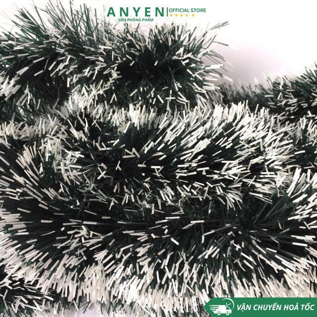 DÂY KIM TUYẾN ĐUÔI CHỒN XANH TRANG TRÍ NOEL GIÁNG SINH TRANG TRÍ TẾT - HÀNG ĐẸP