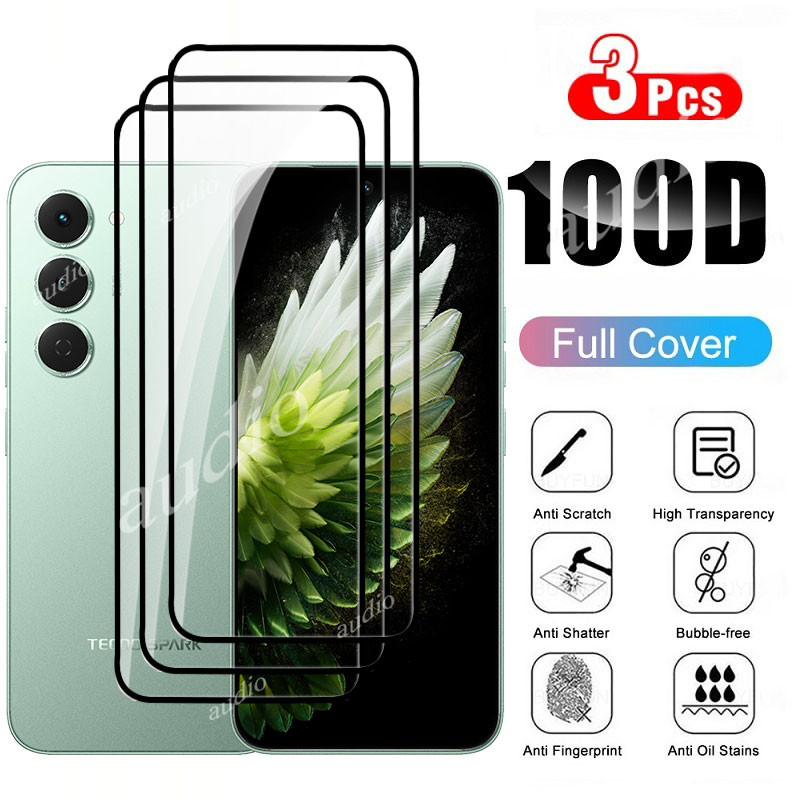 TECNO Spark 40 Pro 4G 3 Chiếc Kính Cường Lực Cho Tecno Spark 40 Pro 40Pro 4G Bảo Vệ Màn Hình Điện Th