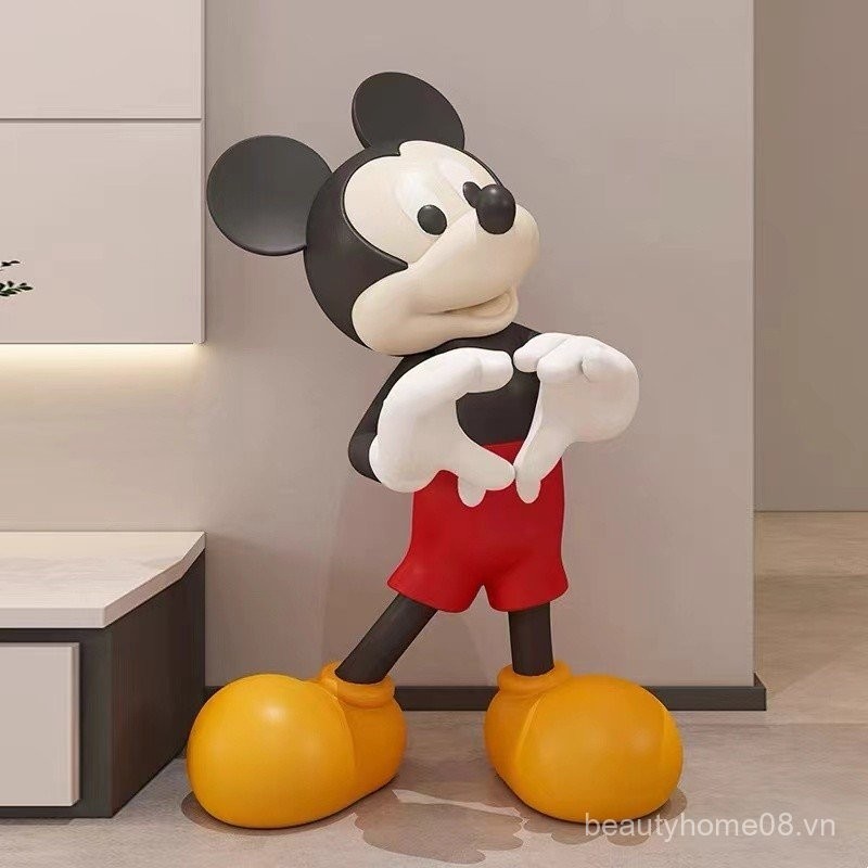 Mickey Tay Làm Hình Trái Tim Hoạt Hình Để Bàn Trang Trí Tủ Rượu Lối Vào Trang Trí Quà Tặng