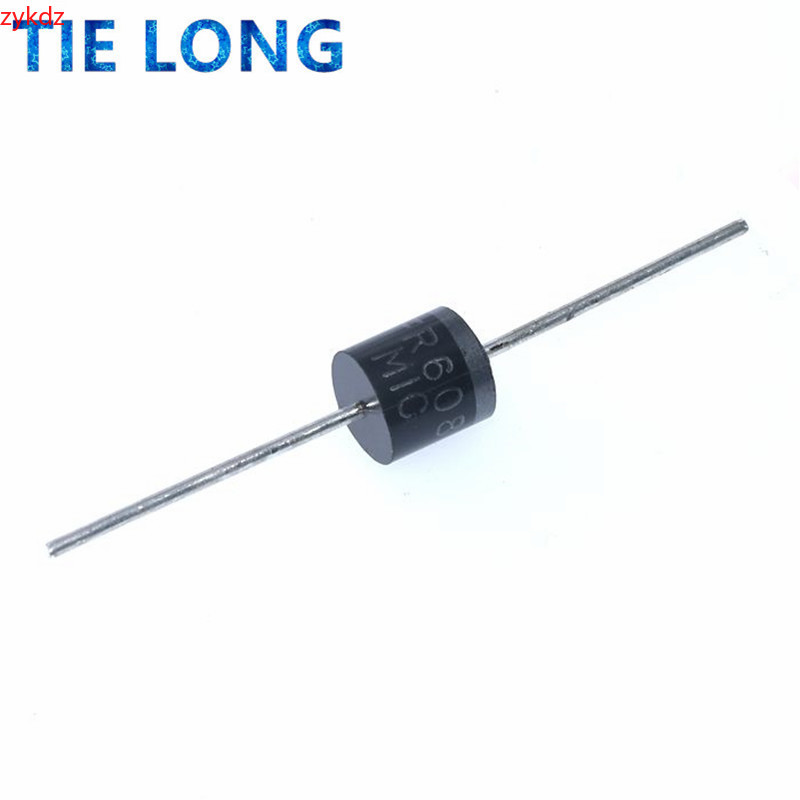 20 Chiếc FR607 6A 1000V Điốt Phục Hồi Nhanh Thay Thế FR608 FR604