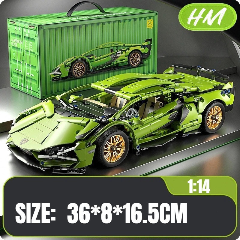 Đồ Chơi Lắp Ráp Siêu Xe 1280+ Mảnh – Mô Hình Xe Hơi Cao Cấp – Hộp Quà Sang Trọng