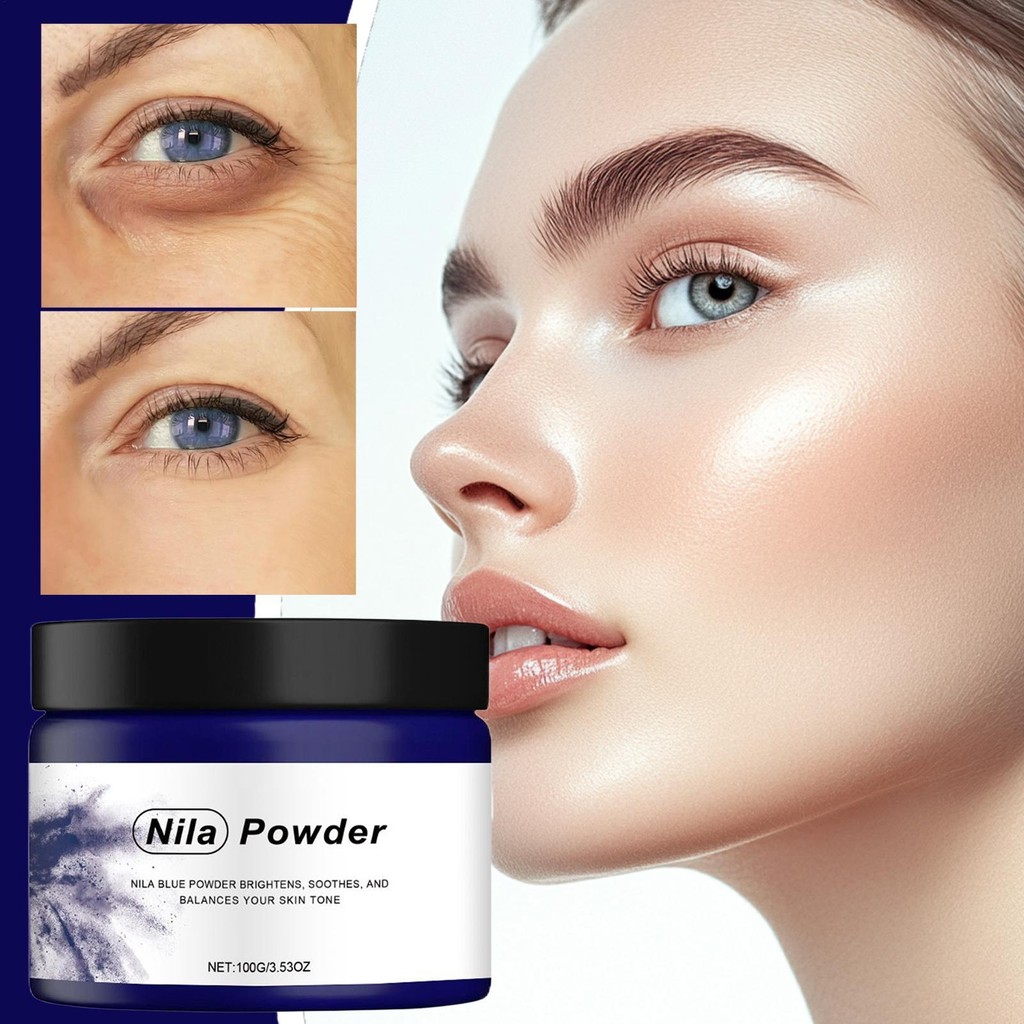 Bột Nila Xanh Ma-rốc Ma-rốc Ma-rốc Bột 100g Mặt nạ Hàng ngày Lỗ chân lông Giảm thiểu Làm săn chắc Bộ
