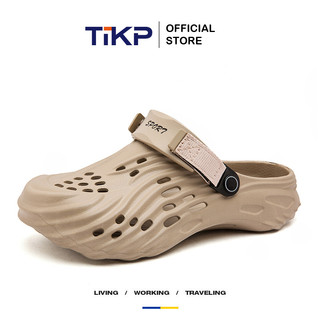 TIKP รองเท้าแตะผู้ชายแบบใหม่มีสไตล์ - สวมใส่สบาย - เชือกรองเท้านุ่มและยืดหยุ่น - เหมาะสำหรับใช้ในร่มและชายหาด ไซส์ 40-47[G920]